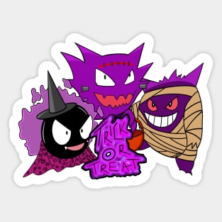 Trick or Treat Monsters Sticker